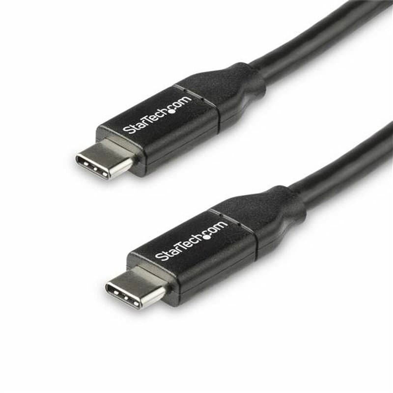 Startech.com Câble USB-C vers USB-C avec Power Delivery 5A de 50 cm - USB 2.0 - Noir - Image 1