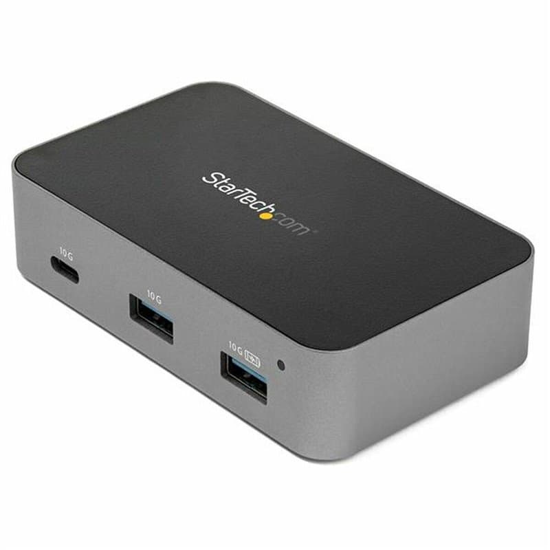Startech.com Hub USB-C à 4 ports - USB 3.2 Gen 2 (10Gbps) - 3 ports USB-A et 1 port USB-C - Adaptateur d'Alimentation inclu - Image 1