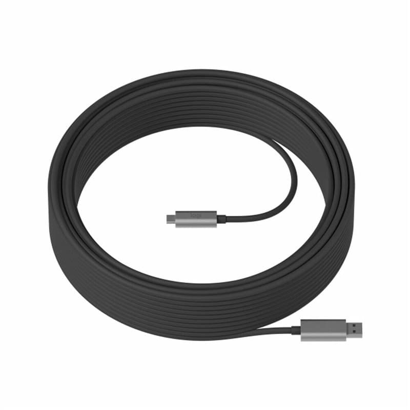 Logitech Strong câble USB 10 m USB 3.2 Gen 2 (3.1 Gen 2) USB A USB C Graphite - Image 1