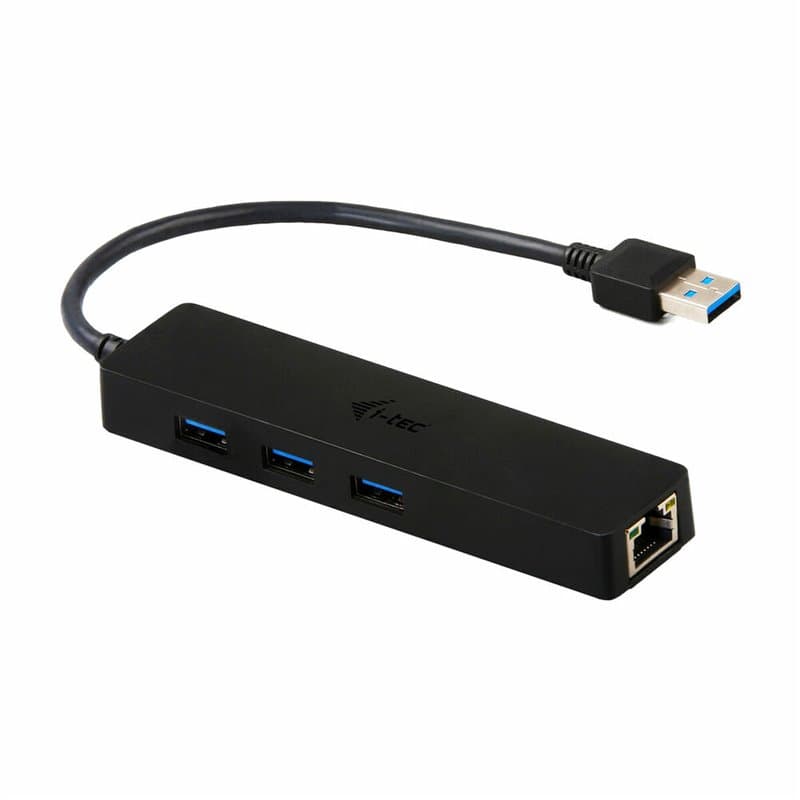I-Tec Advance USB 3.0 Slim HUB 3 Port + Gigabit Ethernet Adapter - Image 1