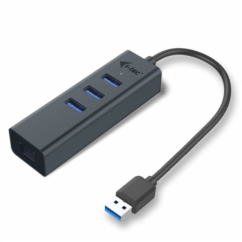 I-Tec Metal USB 3.0 HUB 3 Port + Gigabit Ethernet Adapter - Image 1