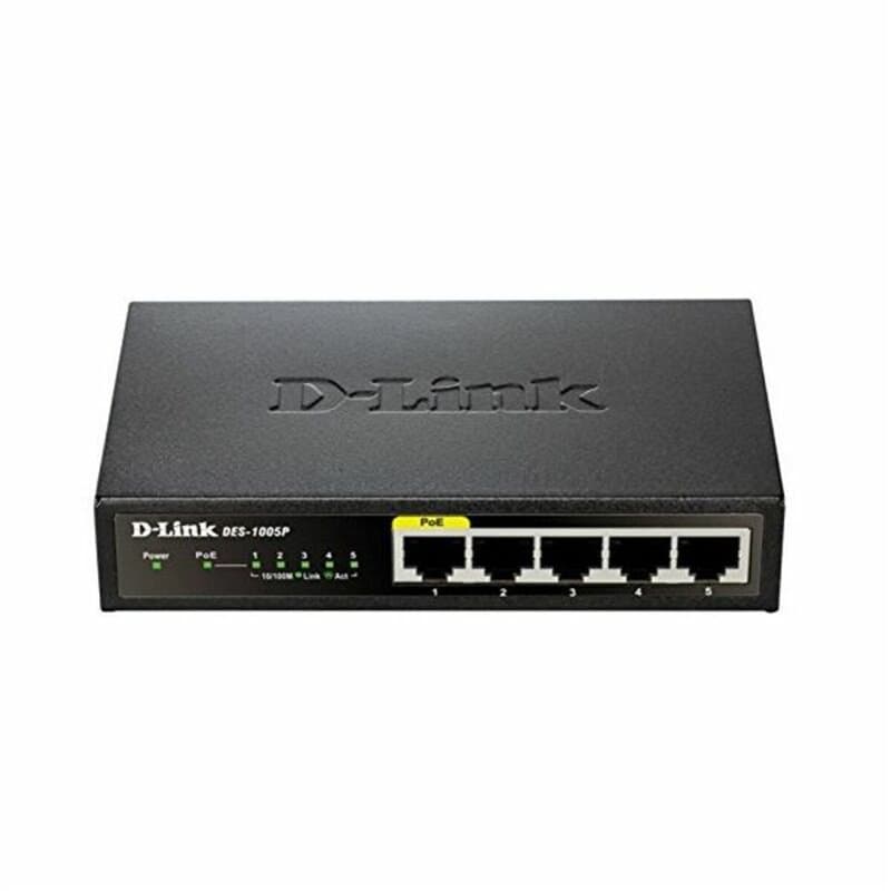 Commutateur Réseau de Bureau D-Link DES-1005P/E - Image 1
