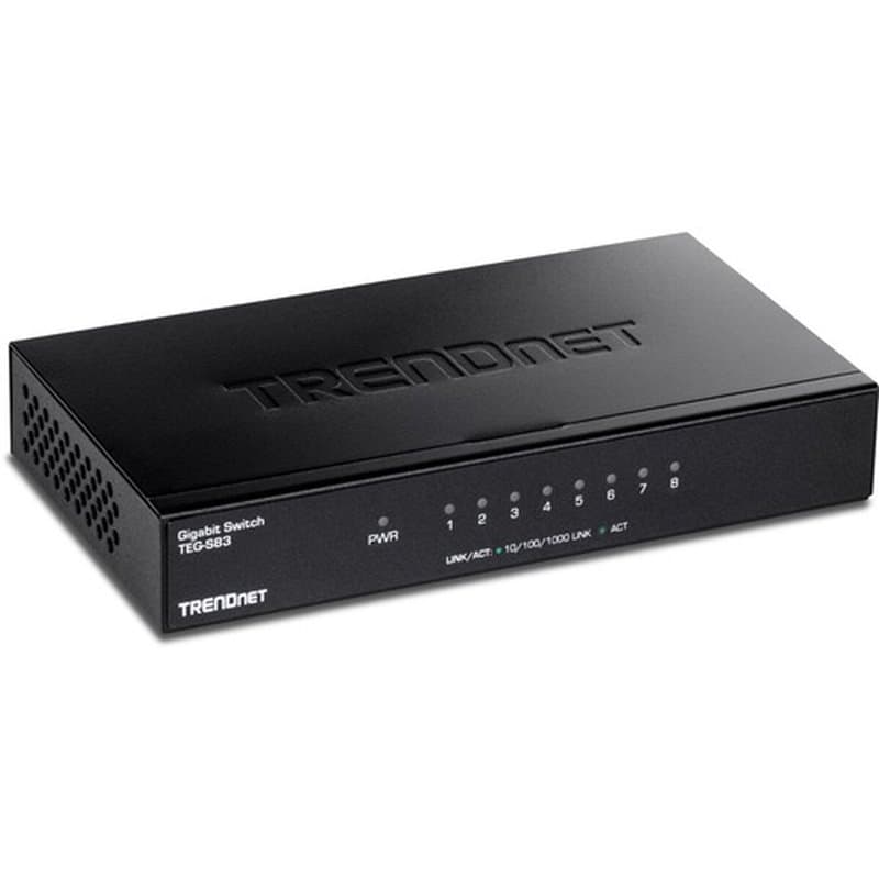 Switch Trendnet TEG-S83 Noir - Image 1