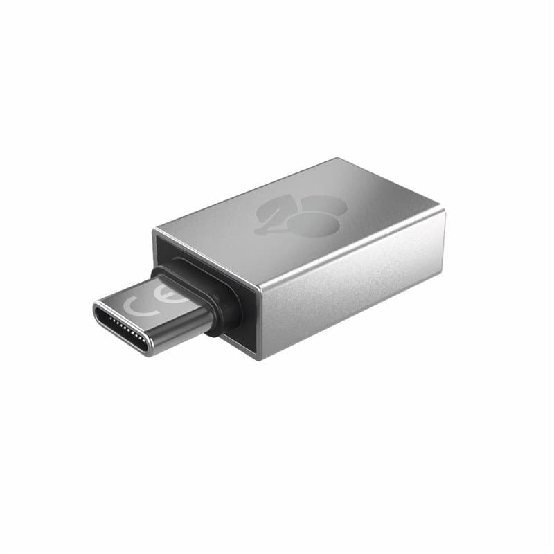 Cherry 61710036 changeur de genre de câble USB-A USB-C Argent - Image 1