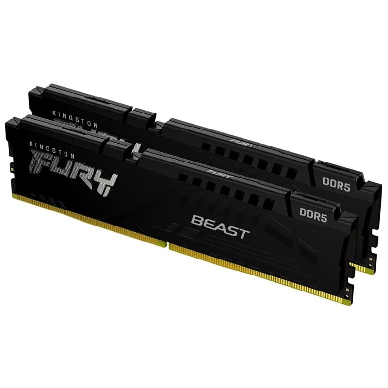 Kingston Technology FURY Beast 16 Go 6000 MT/s DDR5 CL36 DIMM (Kits de 2) Black EXPO - Image 1