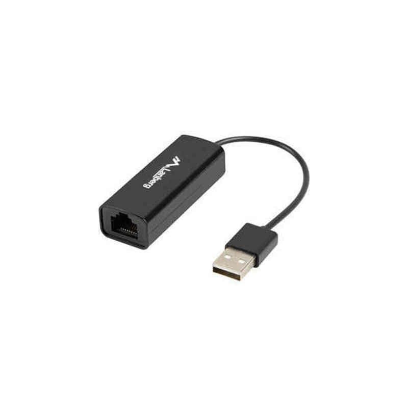 Adaptateur USB 2.0 vers RJ45 Lanberg NC-0100-01 - Image 1