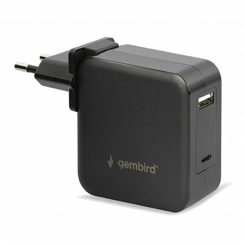 Chargeur pour Ordinateur Portable GEMBIRD NPA-PD60-01 90 W 60 W 60W - Image 1