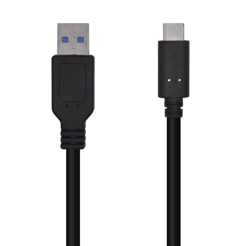 Aisens A107-0450 câble USB 1,5 m USB 3.2 Gen 2 (3.1 Gen 2) USB A USB C Noir - Image 1