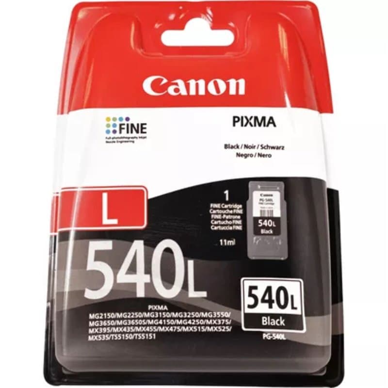 Canon PG-540L cartouche d'encre 1 pièce(s) Original Rendement standard Noir - Image 1