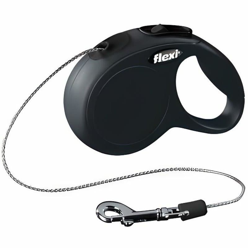 Laisse pour Chien Flexi Noir XS - Image 1