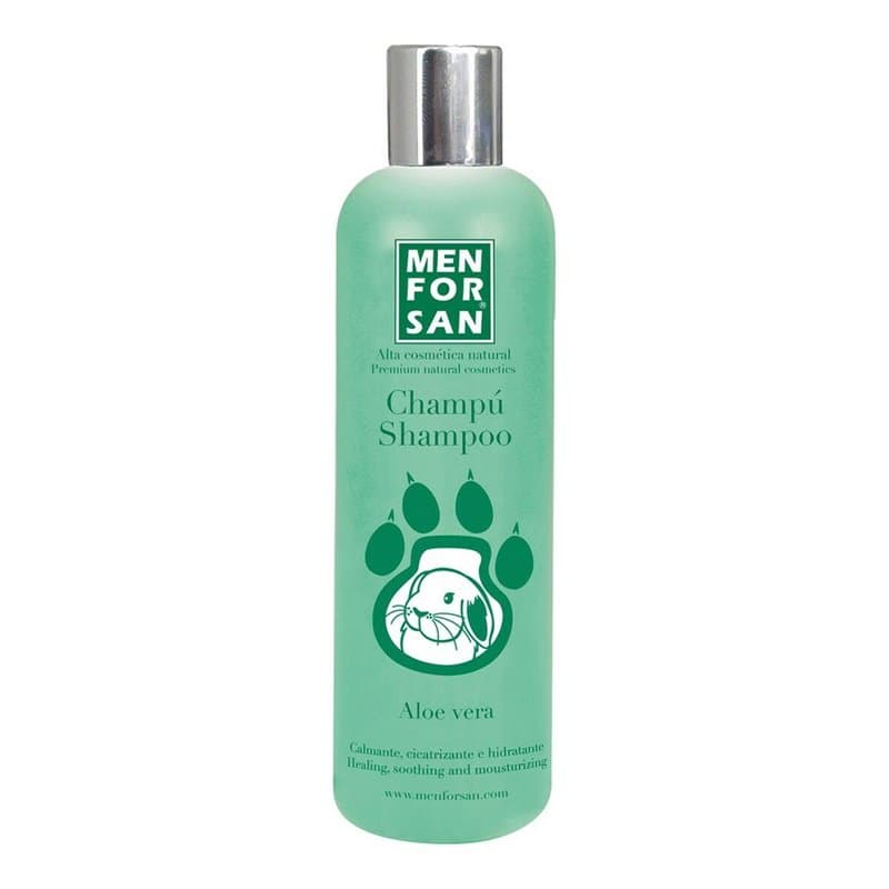 Shampooing Menforsan Aloe Vera Rongeurs 300 ml - Image 1