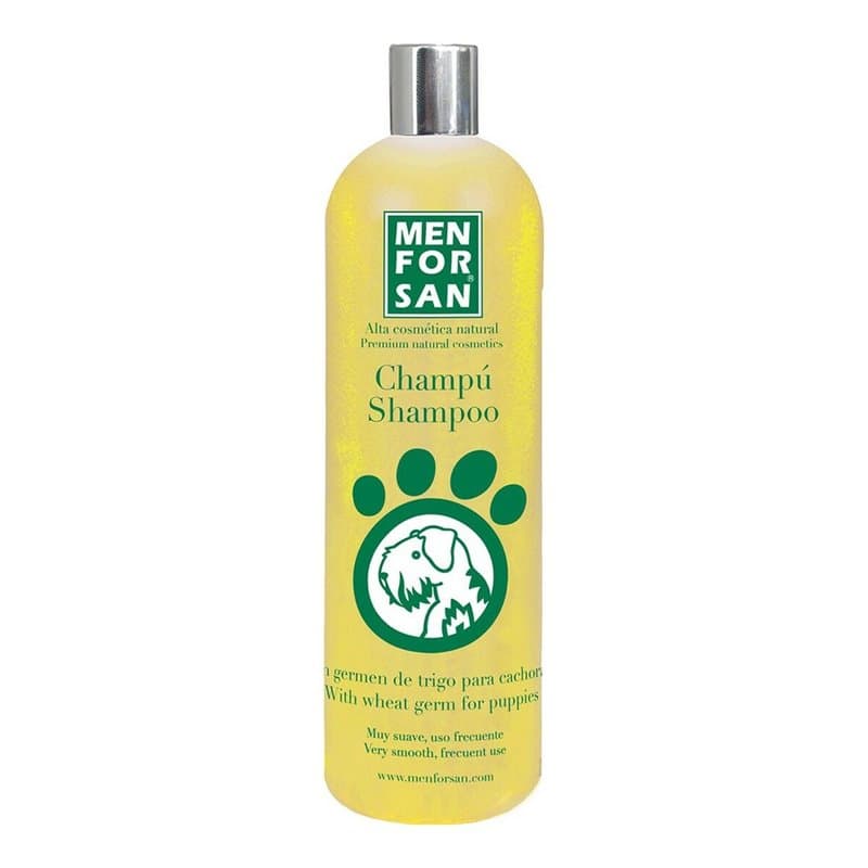 Shampoing pour animaux de compagnie Menforsan 1 L Chien Chiots Germe de blé - Image 1