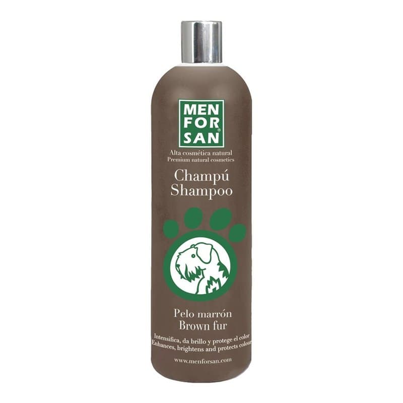 Shampoing pour animaux de compagnie Menforsan 1 L Chien Cheveux marrons - Image 1