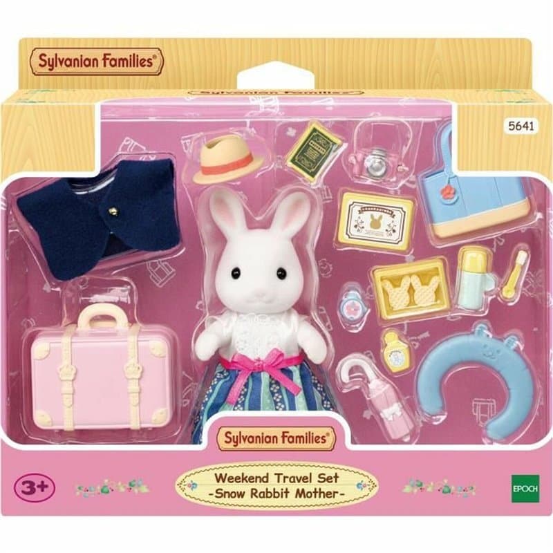 Sylvanian Families La maman lapin neige et sa valise de weekend - Image 1