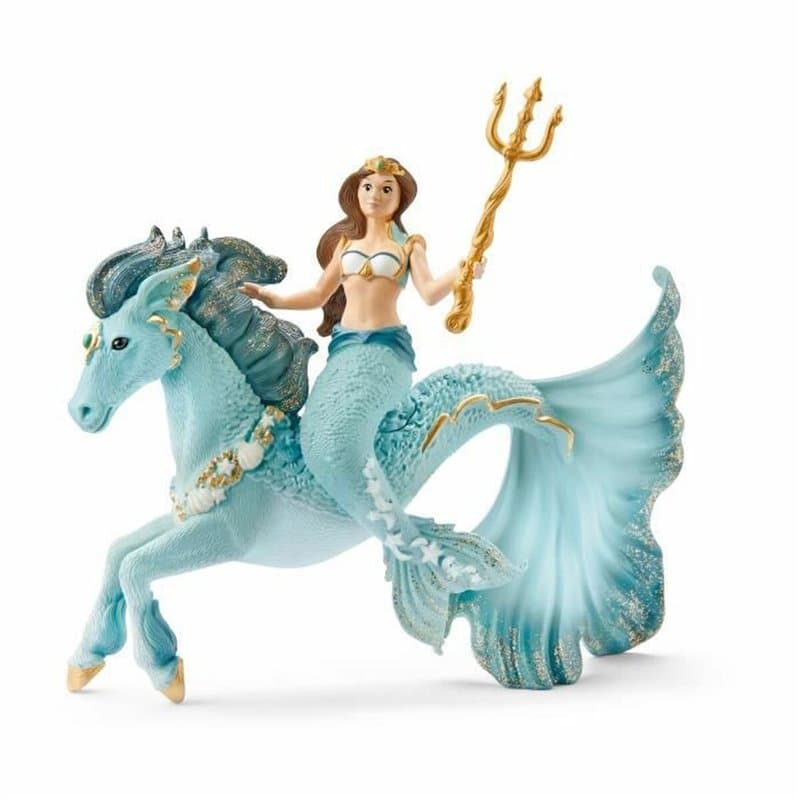 Schleich BAYALA Sirène Eyela sur cheval de mer - Image 1