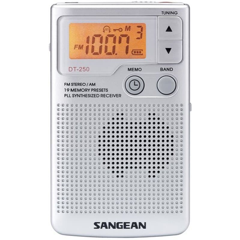 Radio Sangean DT250S Argenté - Image 1