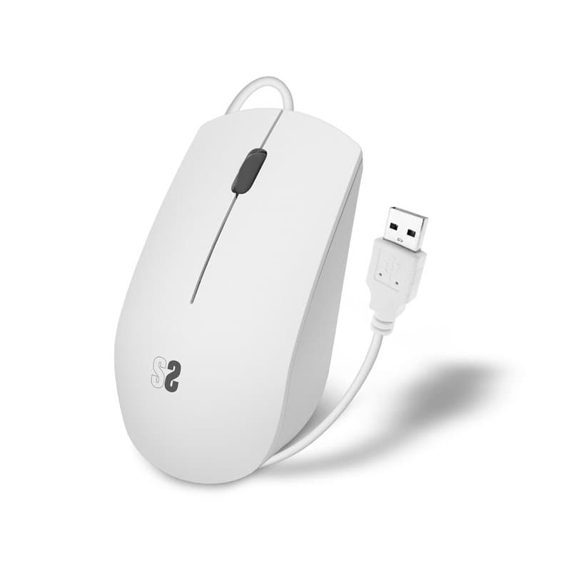 Souris Subblim SUBMOB2BS002 Blanc 1200 DPI - Image 1