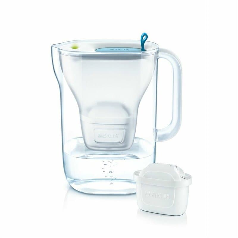 Brita Style Filtre pour distributeur d'eau 2,4 L Bleu, Transparent - Image 1