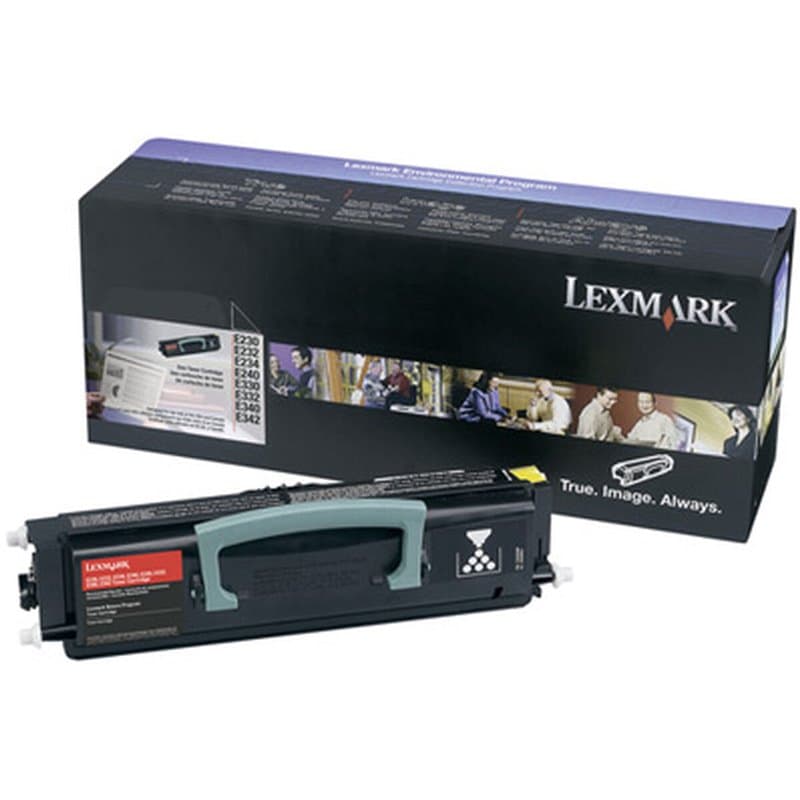 Lexmark E232, E33X, E34X Toner Cartridge Cartouche de toner Original Noir - Image 1