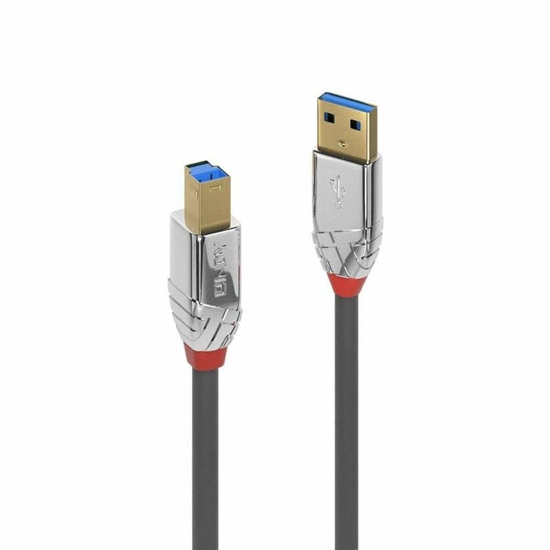 Lindy 36662 câble USB 2 m USB 3.2 Gen 1 (3.1 Gen 1) USB A USB B Gris - Image 1