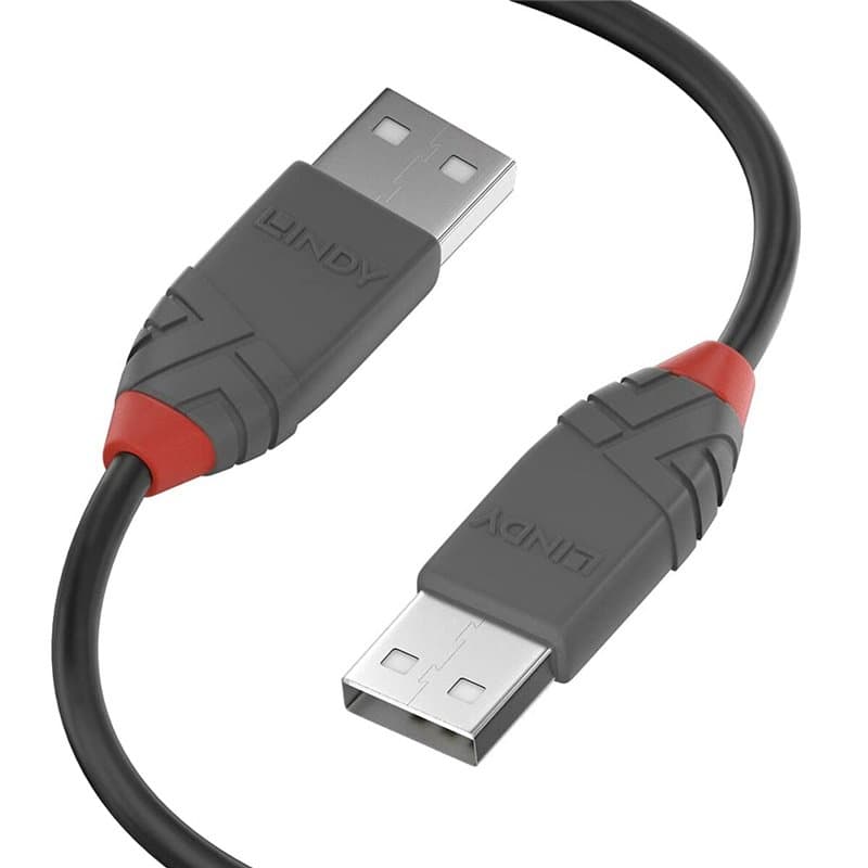 Lindy 36690 câble USB 0,2 m USB 2.0 USB A Noir - Image 1