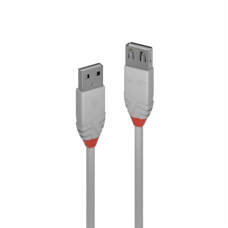 Lindy 36715 câble USB 5 m USB 2.0 USB A Gris - Image 1