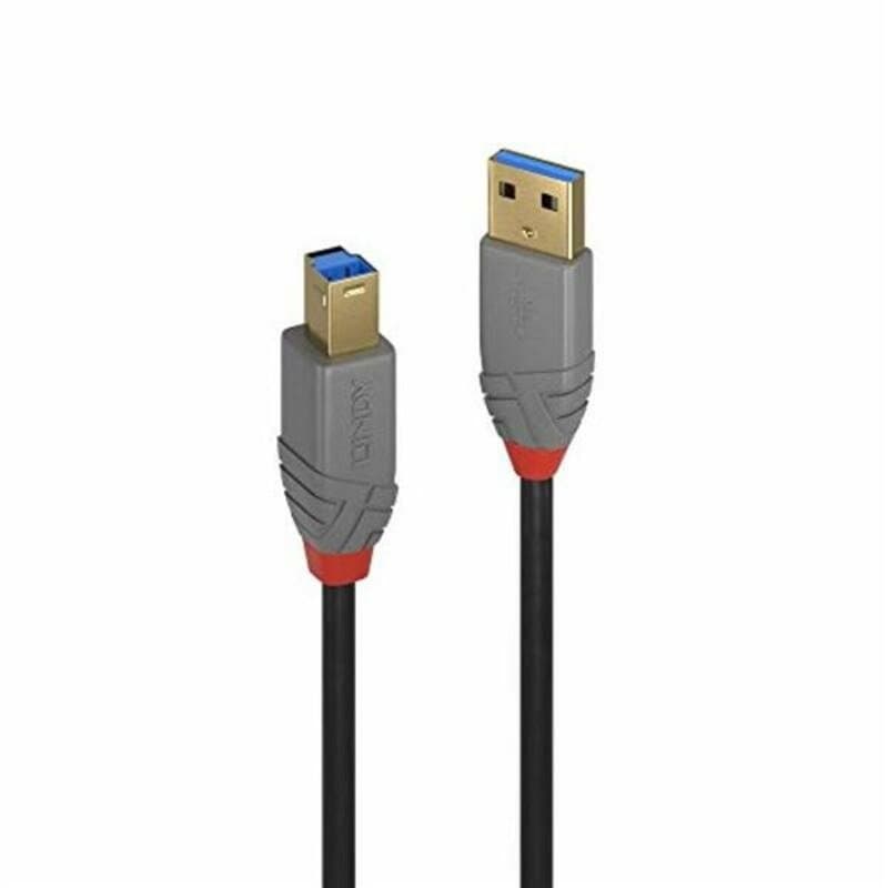Lindy 36744 câble USB 5 m USB 3.2 Gen 1 (3.1 Gen 1) USB A USB B Noir - Image 1