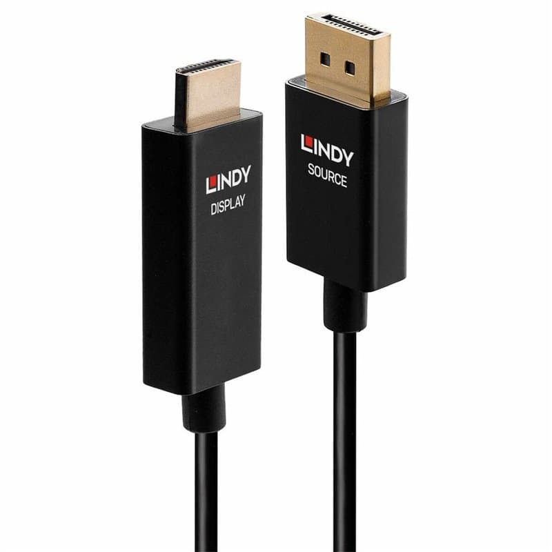 Lindy 40926 câble vidéo et adaptateur 2 m DisplayPort HDMI Type A (Standard) Noir - Image 1