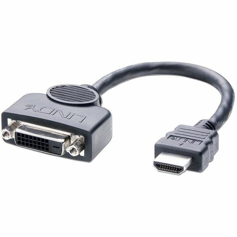 Lindy 41227 câble vidéo et adaptateur 0,2 m DVI-D HDMI Noir - Image 1