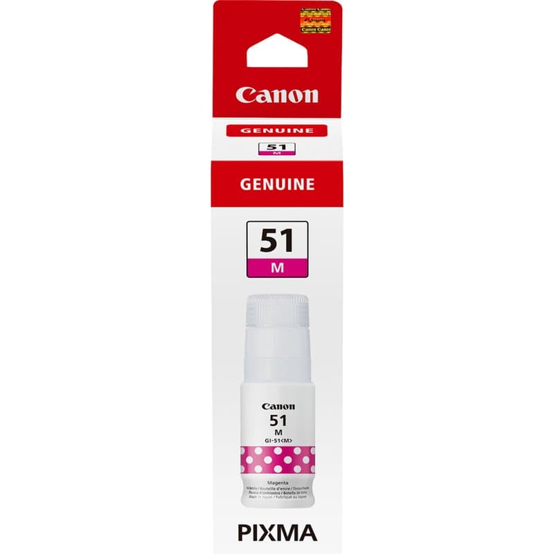 Canon GI-51M, haut rendement, bouteille d'encre, magenta - Image 1