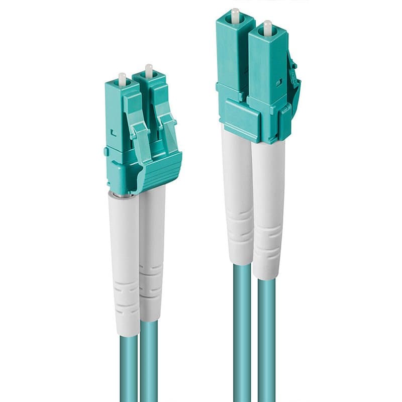 Lindy 46404 câble de fibre optique 100 m LC OM3 Turquoise - Image 1