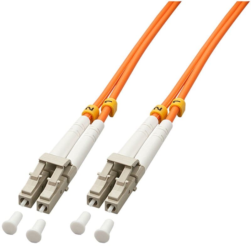 Lindy 46481 câble de fibre optique 2 m LC OM2 Orange - Image 1
