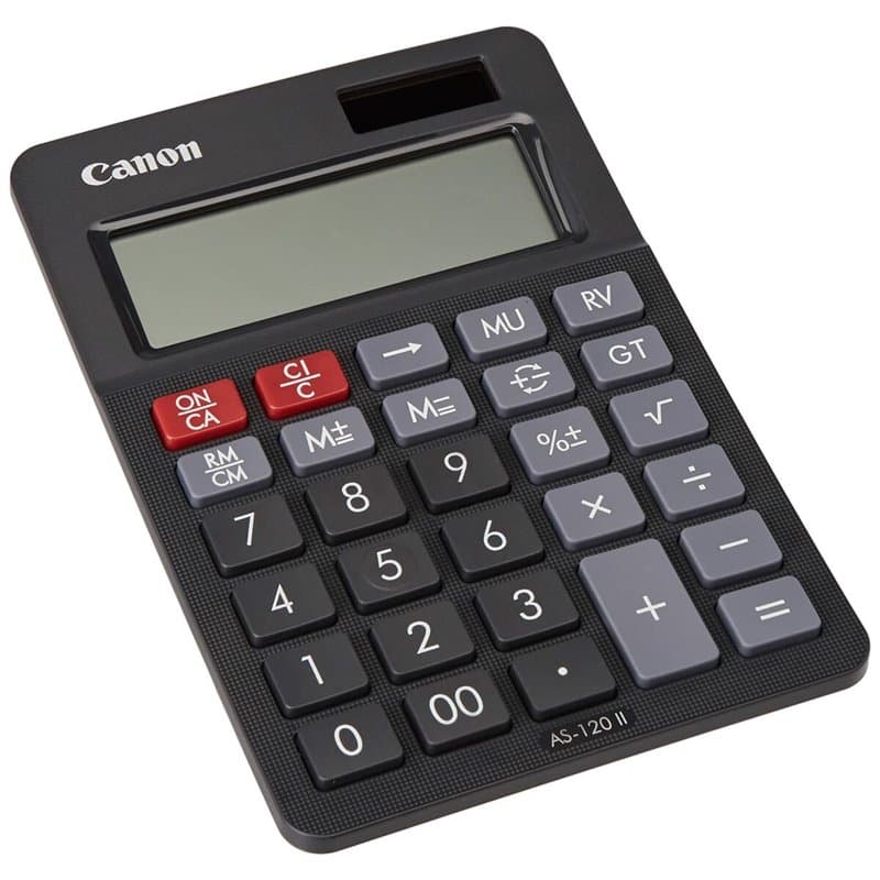 Canon AS-120 II calculatrice Bureau Calculatrice à écran Noir - Image 1