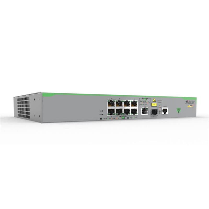 Allied Telesis AT-FS980M/9PS-50 Géré Fast Ethernet (10/100) Connexion Ethernet, supportant l'alimentation via ce port (PoE) Gris - Image 1