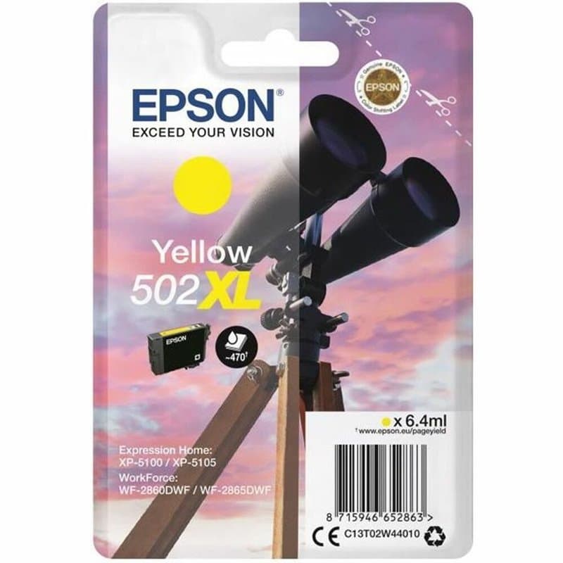 Epson Singlepack Yellow 502XL Ink - Image 1