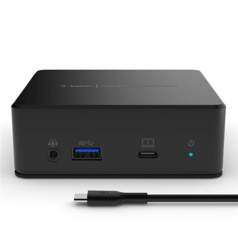 Belkin USB-C Dual Display Docking Station USB 3.2 Gen 1 (3.1 Gen 1) Type-C Noir - Image 1
