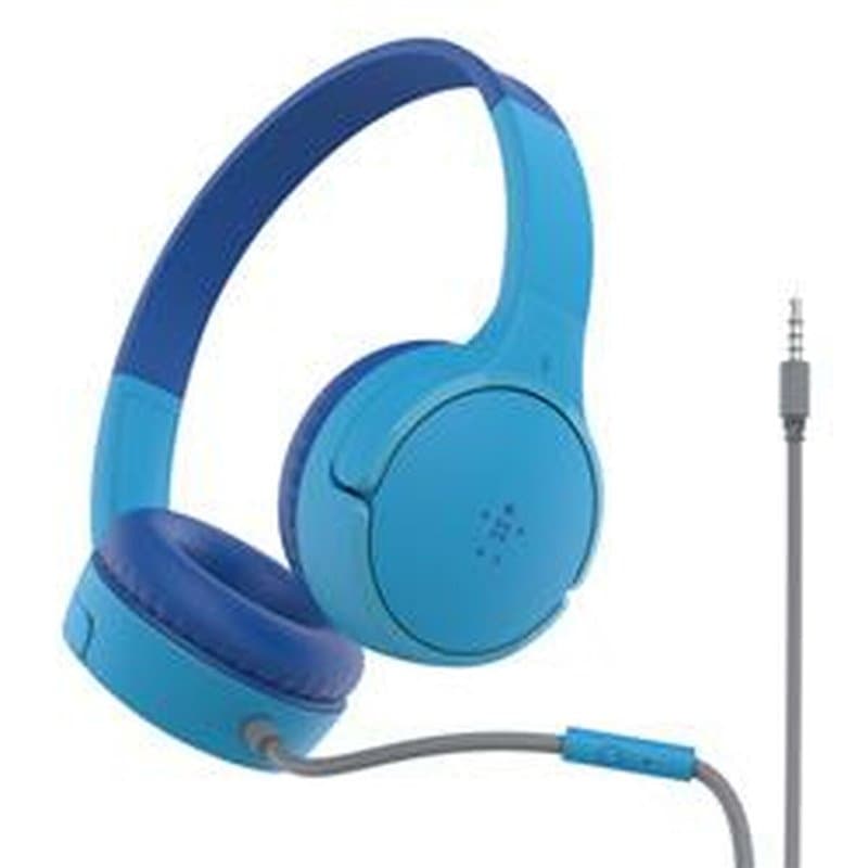 Belkin SoundForm Mini Casque Avec fil Arceau Appels/Musique/Sport/Au quotidien Bleu - Image 1