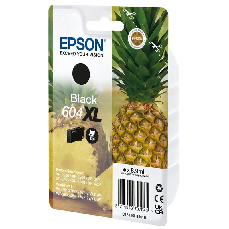 Epson 604XL cartouche d'encre 1 pièce(s) Original Rendement élevé (XL) Noir - Image 1