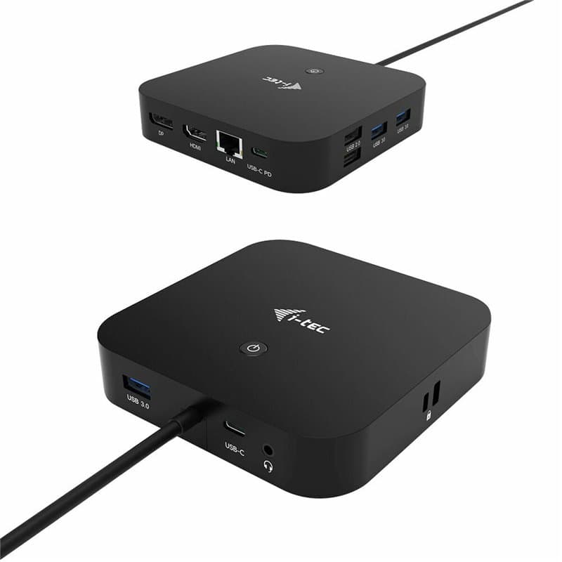 I-Tec USB-C HDMI DP Docking Station with Power Delivery 100 W - Image 1