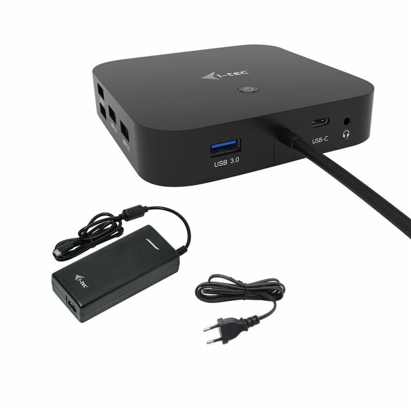 I-Tec USB-C HDMI DP Docking Station with Power Delivery 100 W + Universal Charger 100 W - Image 1