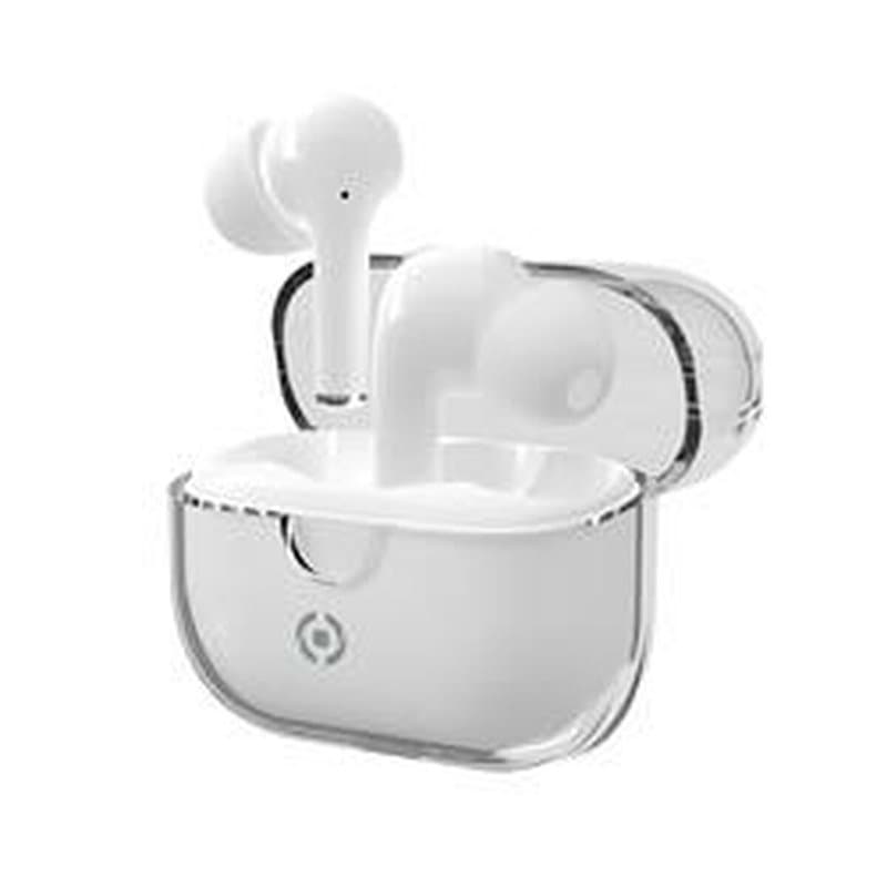 Casques avec Microphone Celly CLEARWH Blanc - Image 1