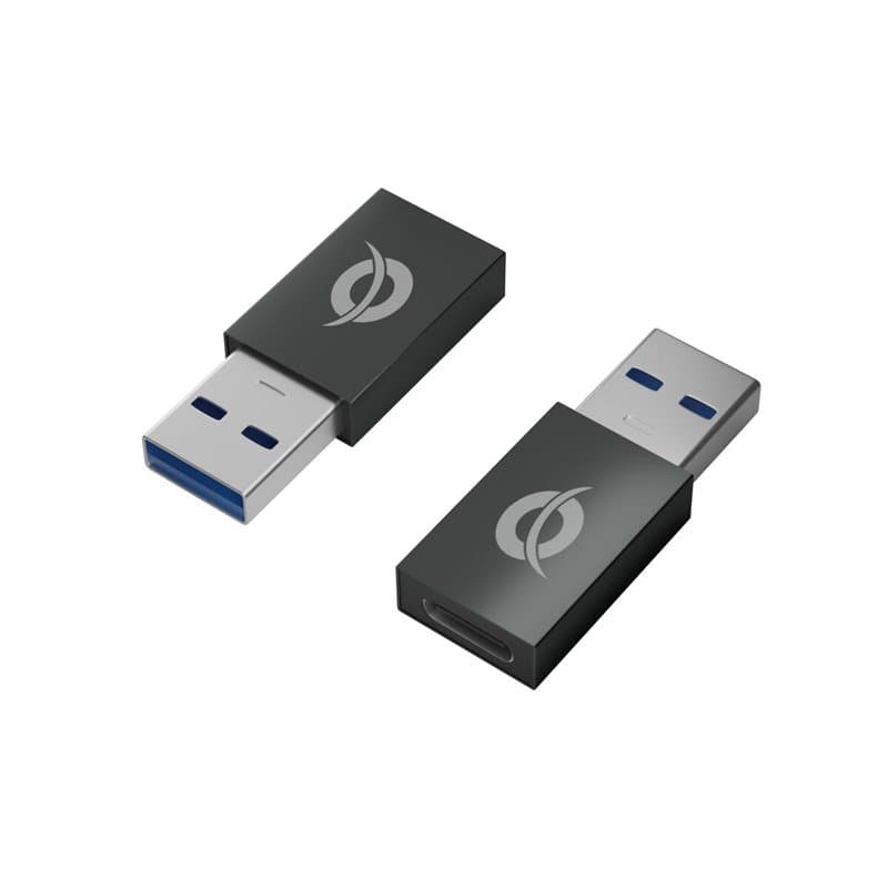 Conceptronic DONN10G changeur de genre de câble USB A USB C Noir - Image 1