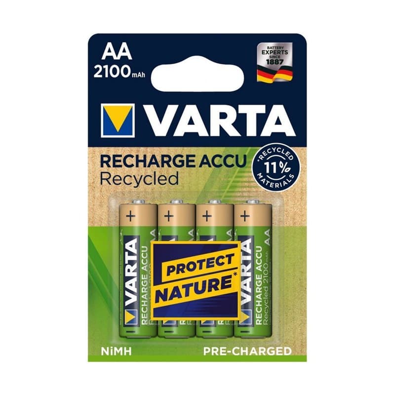 Varta Recycled AA 2100mAh Batterie rechargeable Hybrides nickel-métal (NiMH) - Image 1
