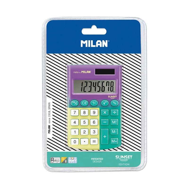 Calculatrice Milan pokcket Sunset PVC - Image 1
