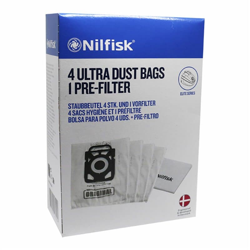 Sac de Rechange pour Aspirateur Sil.ex Nilfisk (4 Unités) - Image 1