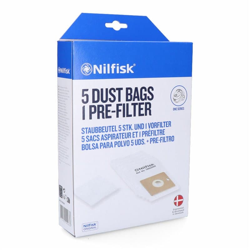 Sac de Rechange pour Aspirateur Sil.ex Nilfisk (5 Unités) - Image 1