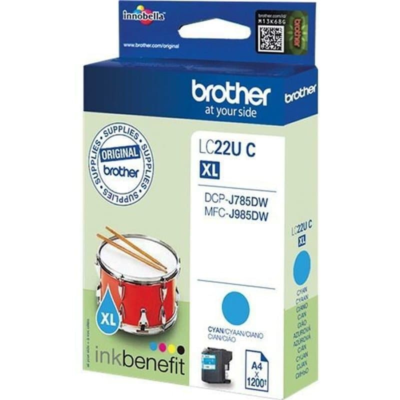 Brother LC-22UCBP cartouche d'encre Original Cyan - Image 1