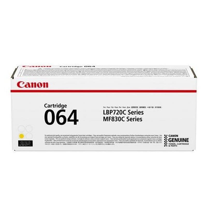 Canon 064 Cartouche de toner 1 pièce(s) Original Jaune - Image 1