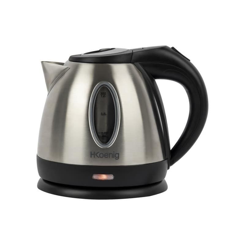 Bouilloire électrique H.KoeNIG BO12 - 1,2 L - Inox - Image 1
