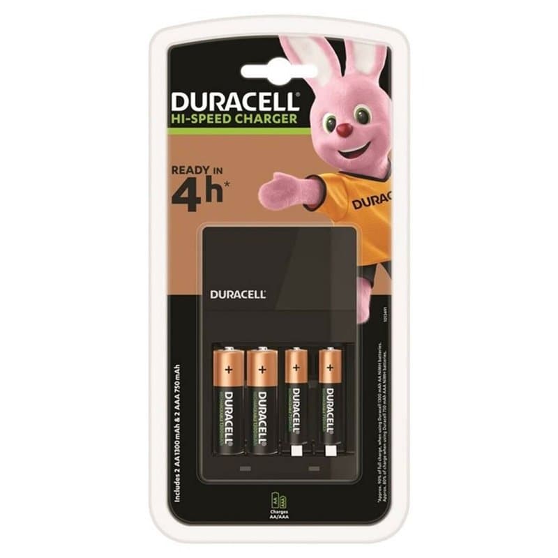Duracell CEF14 chargeur de batterie Pile domestique Secteur - Image 1